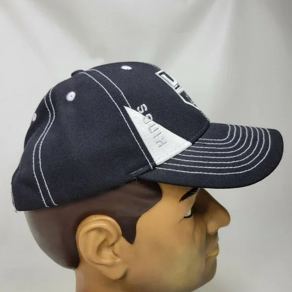 LA Kings Hockey Reebok NHL Face Off Headwear Strap Back Hat Cap Black - Picture 5 of 8